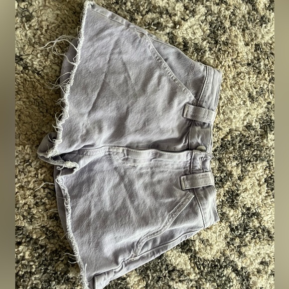 Lavender Jean shorts. - Picture 1 of 3